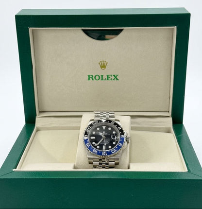 Rolex GMT-Master II "Batgirl" 126710BLNR Jubilee