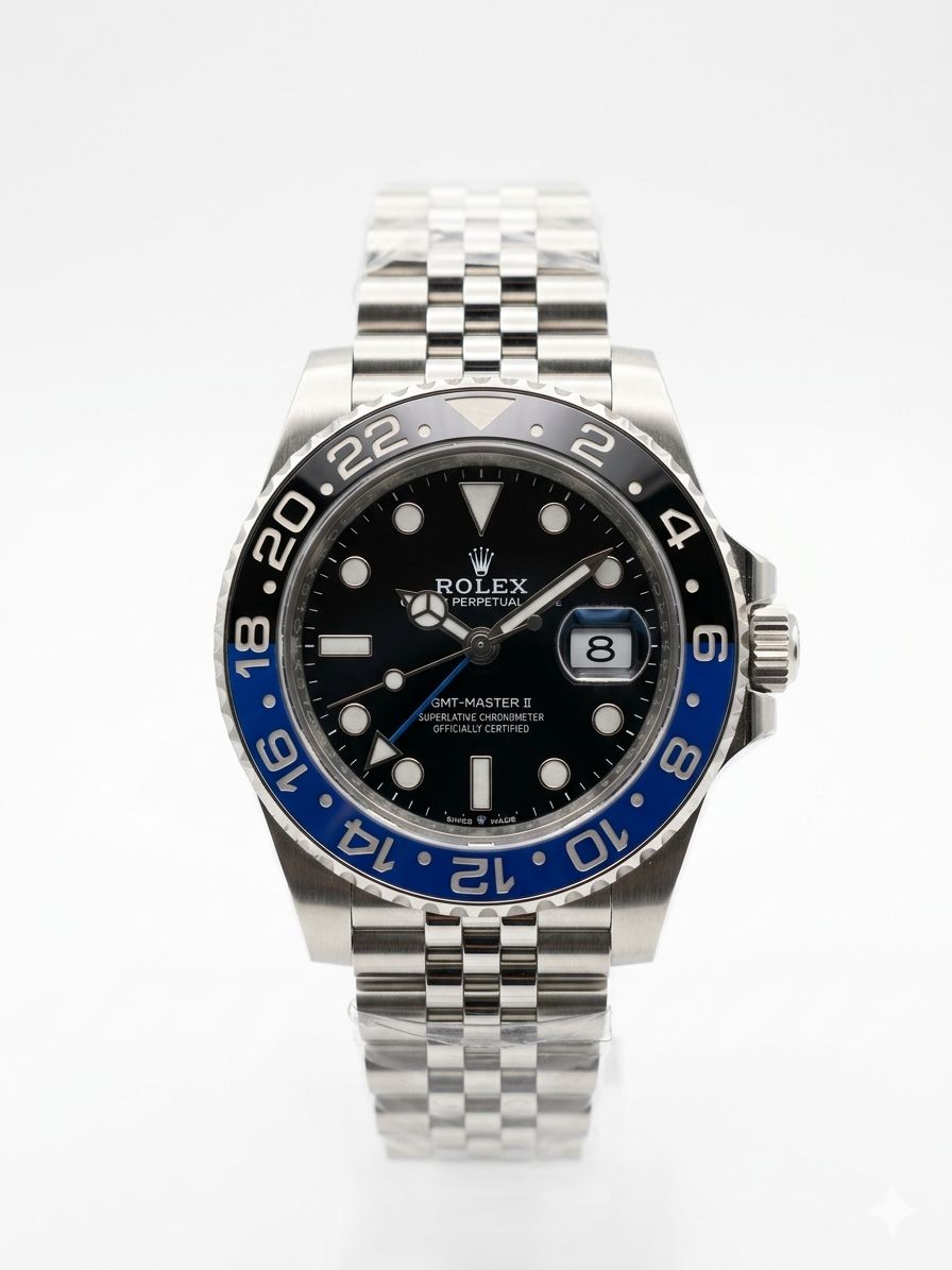 Rolex GMT-Master II "Batgirl" 126710BLNR Jubilee