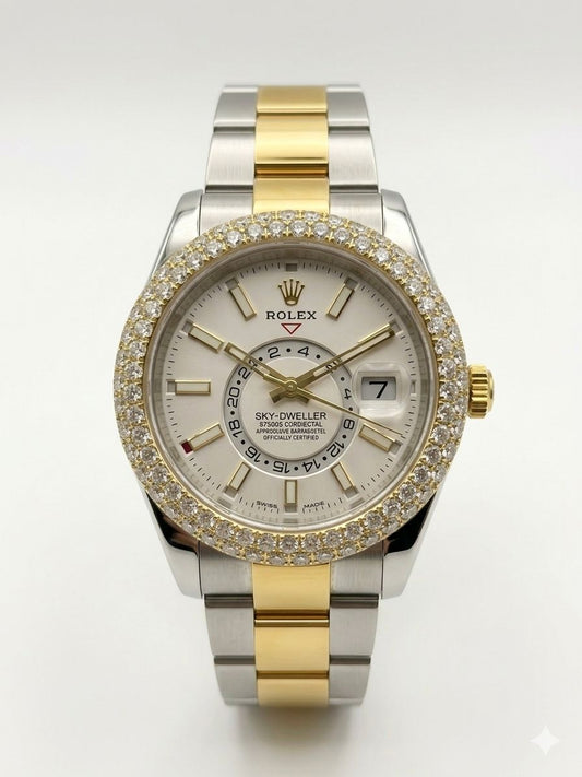 Rolex Oyster Perpetual Sky-Dweller - Diamond Bezel