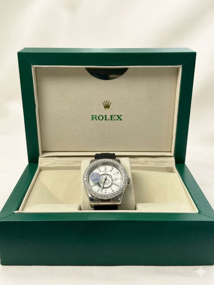 Rolex Sky-Dweller 326259TBR - Diamond Bezel