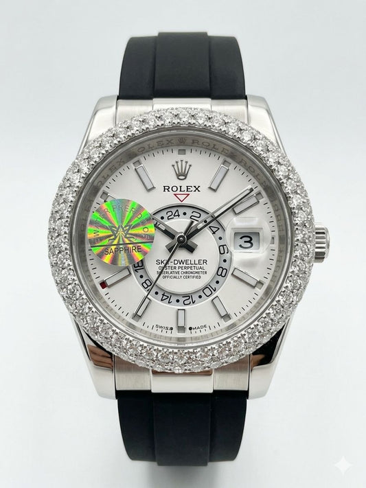 Rolex Sky-Dweller 326259TBR - Diamond Bezel