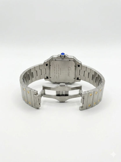 Cartier Santos De Cartier Blue Dial Royal
