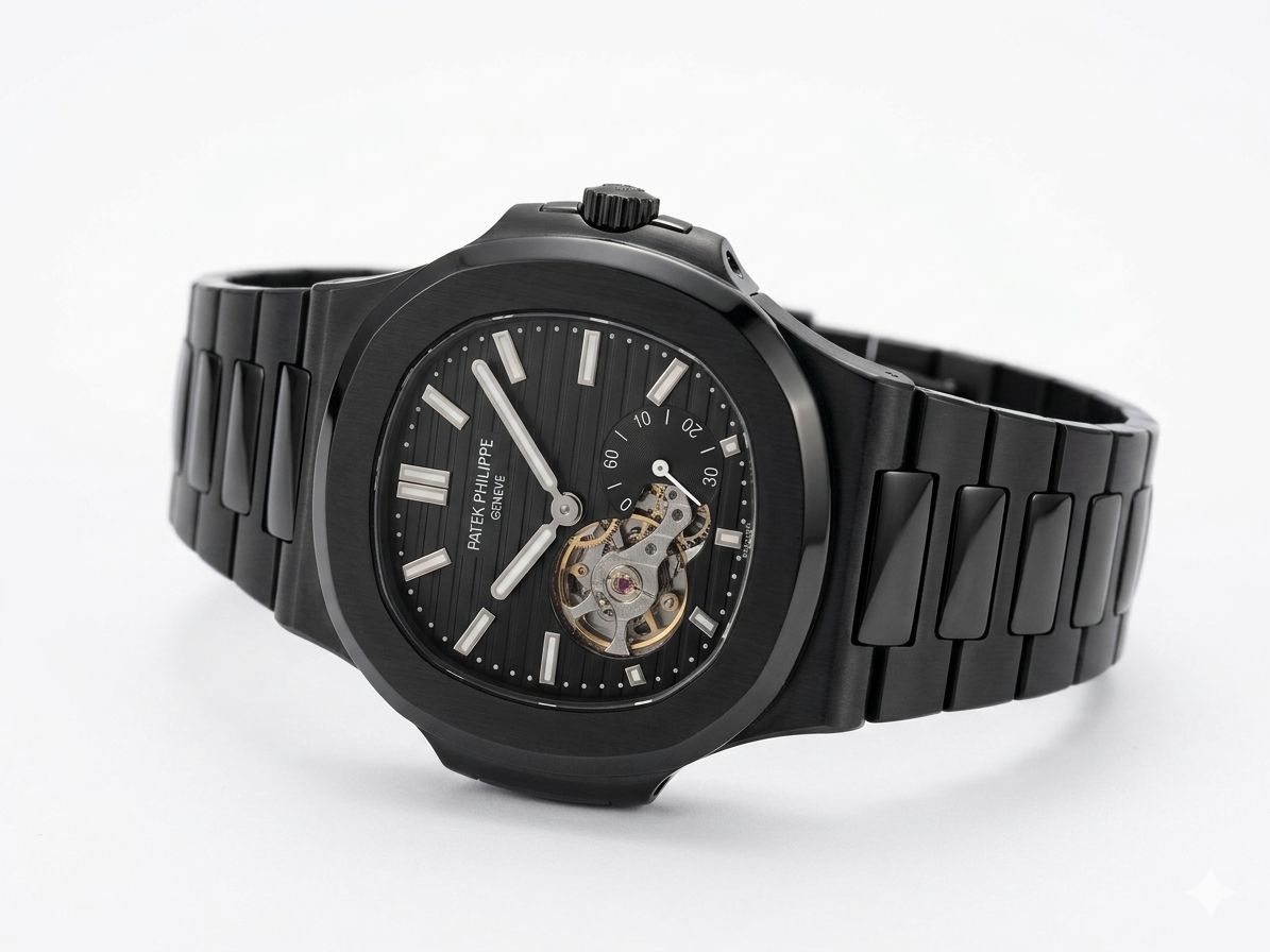Patek Philippe Open Heart All Black - Seiko NH-38