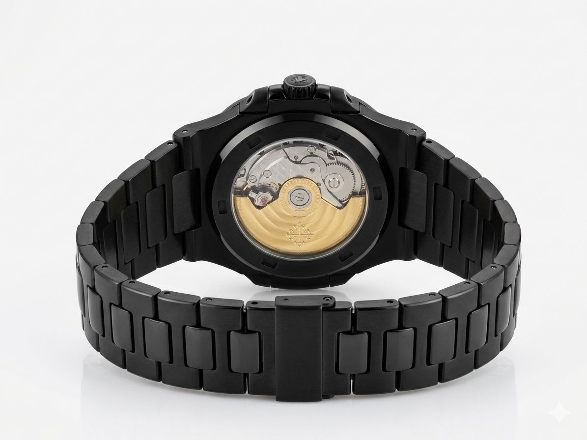 Patek Philippe Open Heart All Black - Seiko NH-38