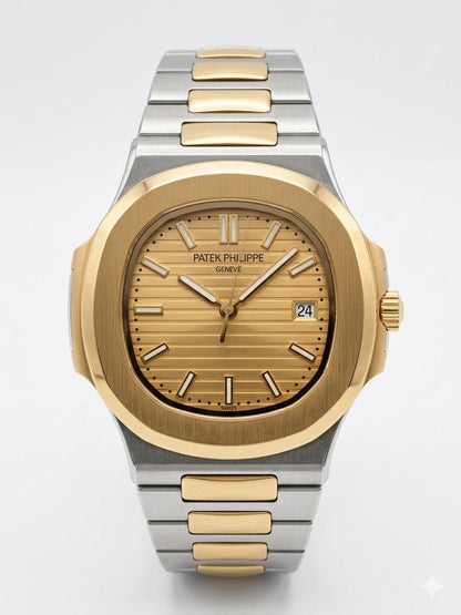 Patek Philippe 3800 Nautilus Two Tone 1990s