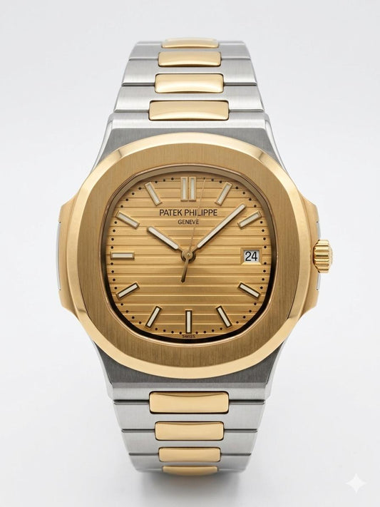 Patek Philippe 3800 Nautilus Two Tone 1990s