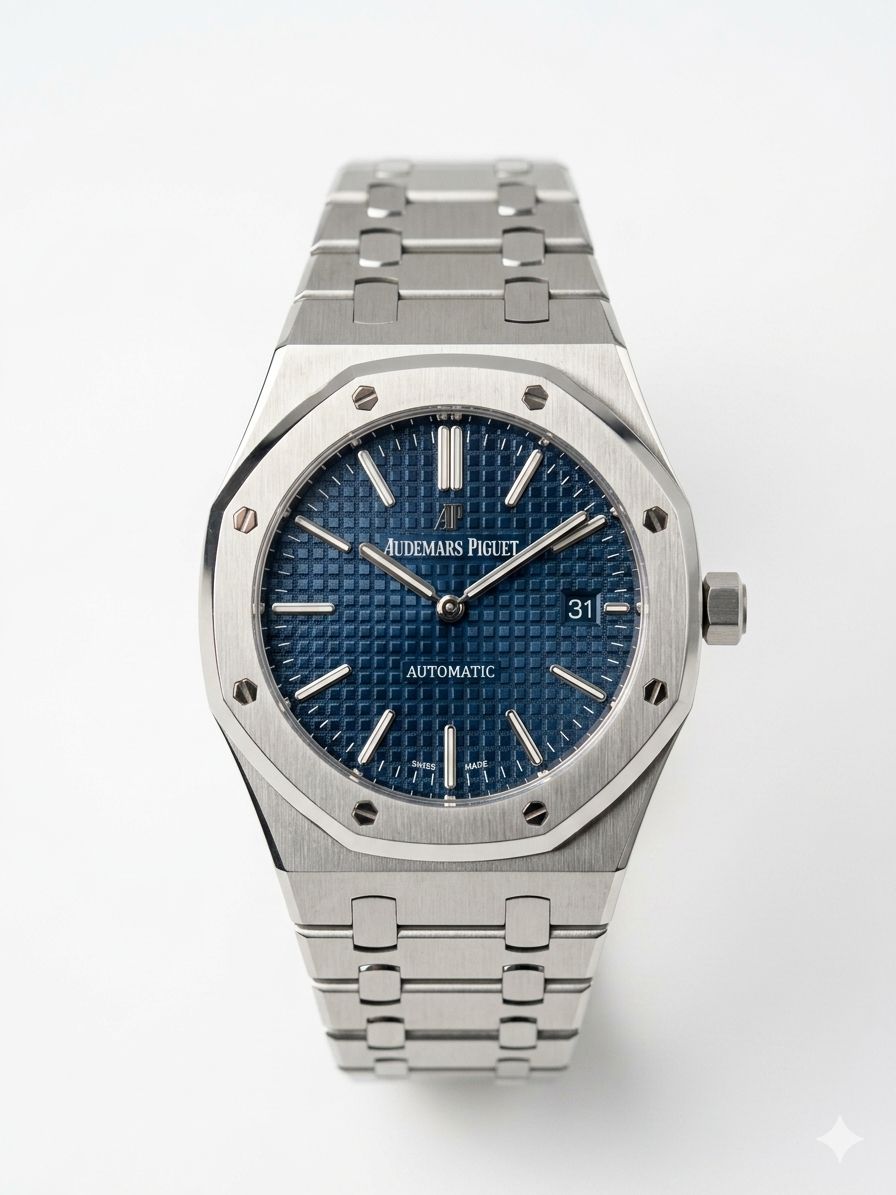 Audemars Piguet Royal Oak Blue Grande Tapisserie - 15400ST