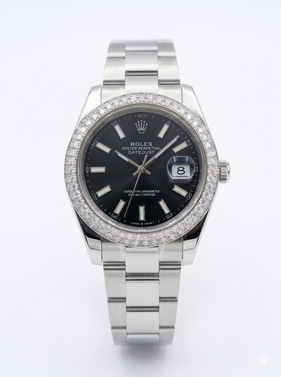 Rolex Datejust 41 - 116300, Diamond Bezel