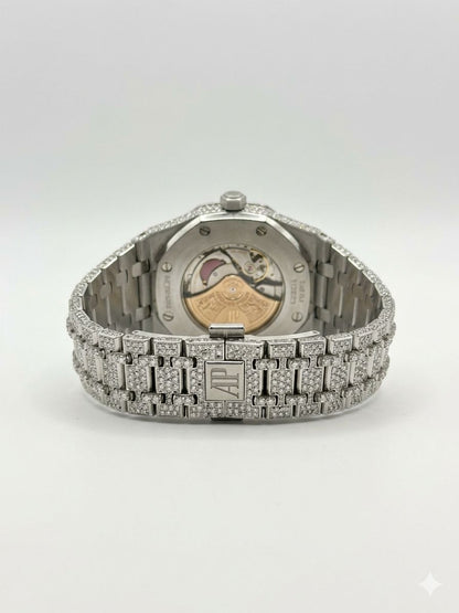 Audemars Piguet Royal Oak Moissanite - Fully Iced Out