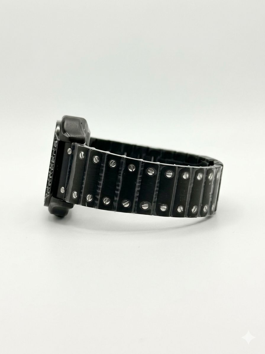 Cartier Santos de Cartier ADLC - Black, Diamond Bezel