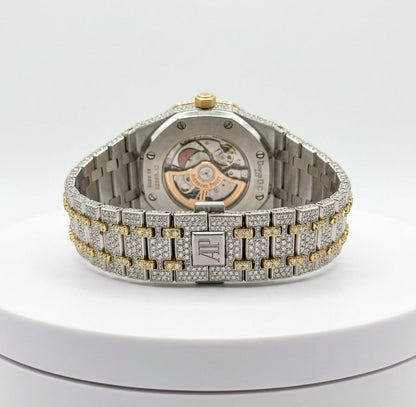 Audemars Piguet Royal Oak - Arabic numerals, Fully Iced Out