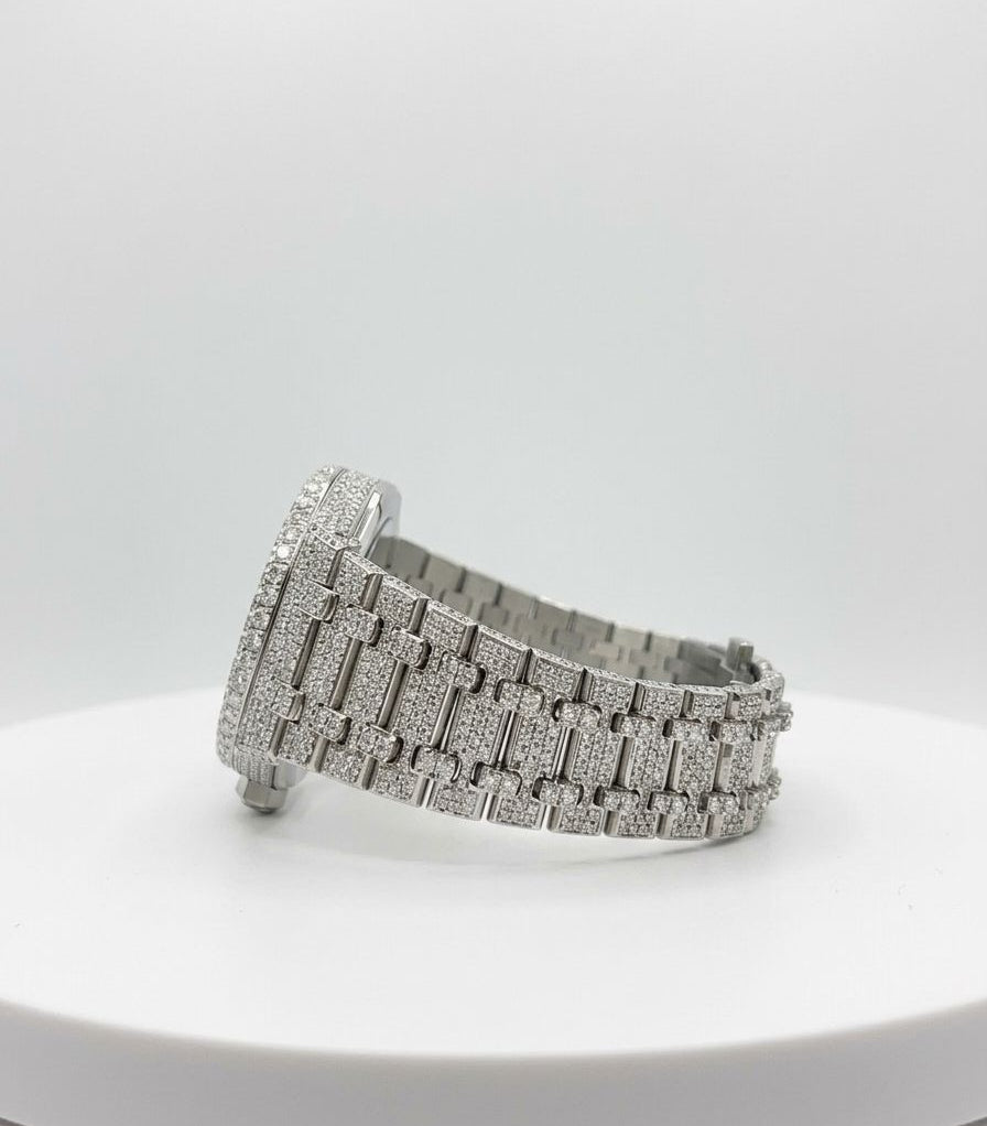 Audemars Piguet Royal Oak Moissanite - Fully Iced Out