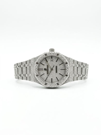 Audemars Piguet Royal Oak Moissanite - Fully Iced Out