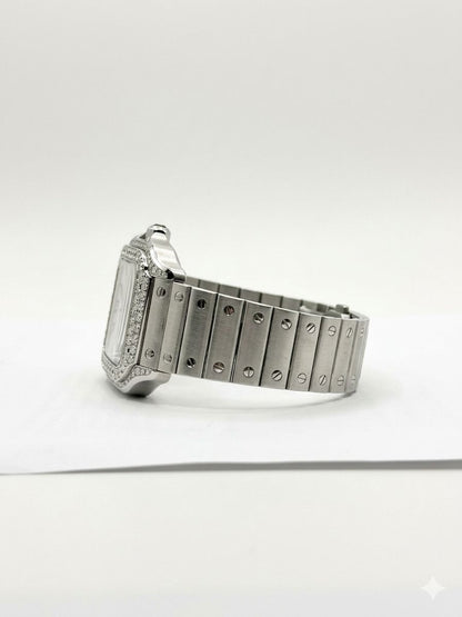 Cartier Santos de Cartier - W4SA0005, Diamond Bezel