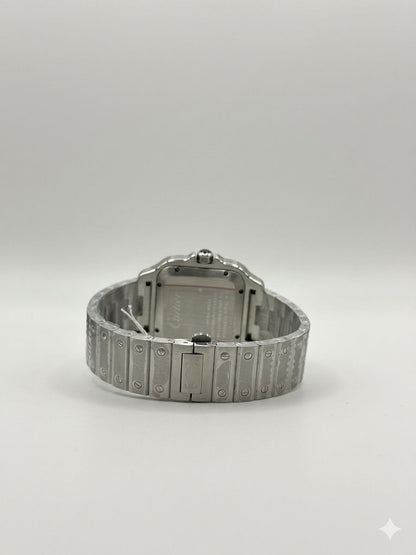 Cartier Santos de Cartier Medium Model - Diamond Bezel