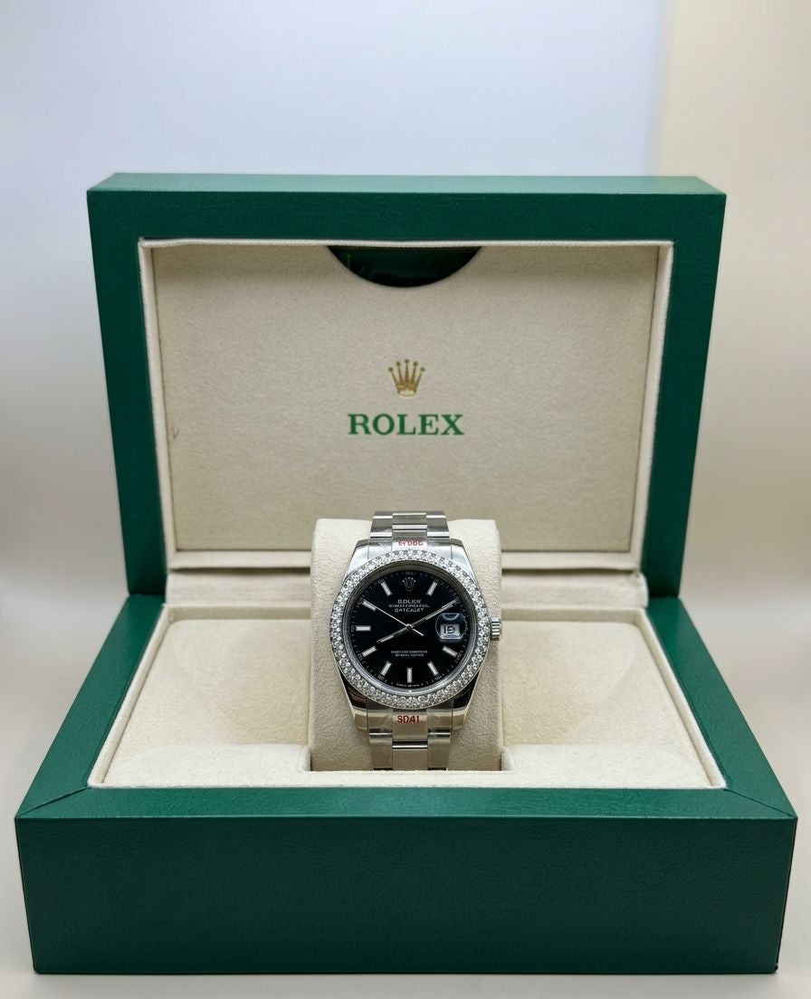 Rolex Datejust 41 - 116300, Diamond Bezel