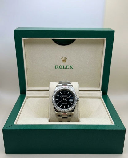 Rolex Datejust 41 - 116300, Diamond Bezel
